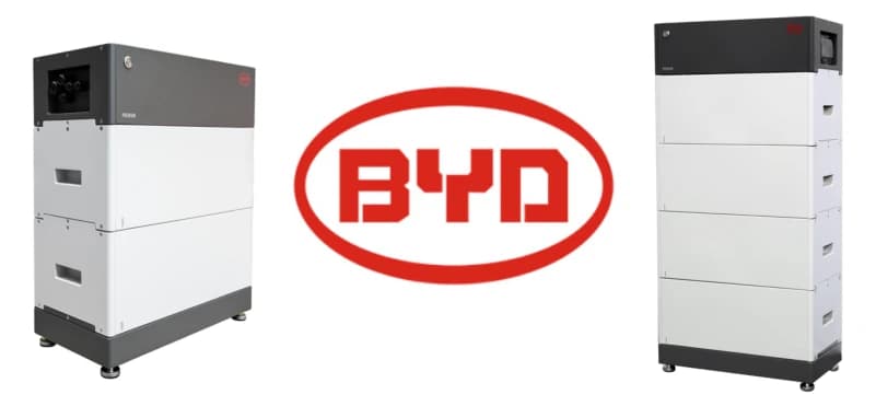 بطاريات BYD للطاقة الشمسية - أنظمة تخزين الطاقة المنزلية والتجارية